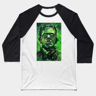 Pop Art Frankenstein Baseball T-Shirt